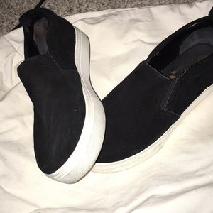 Black slip ons